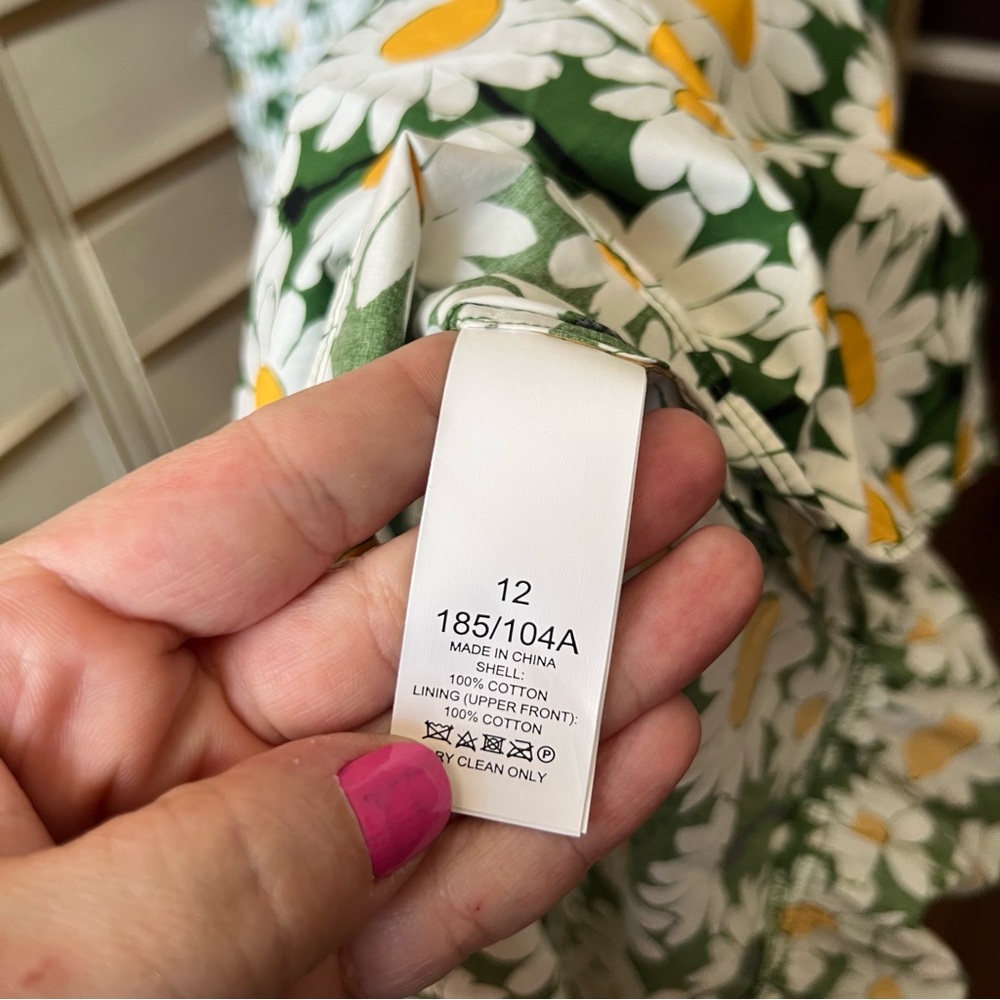 Kate Spade Daisy Bodega Midi Dress Size 12 - Picture 8 of 13